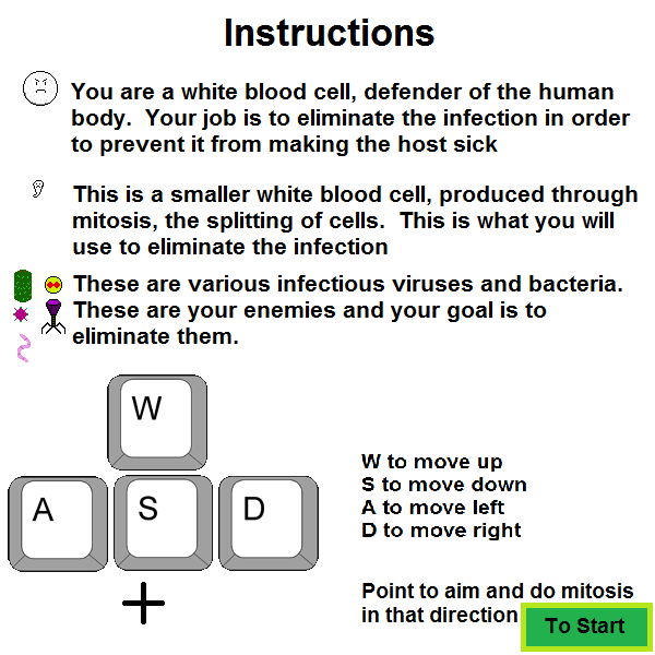 Instructions Screen alt text